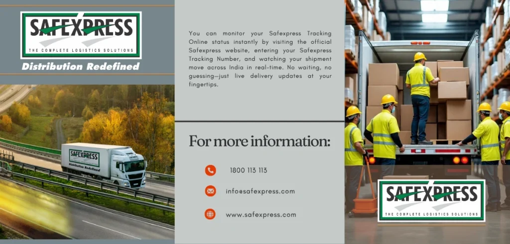 Safexpress Tracking Online