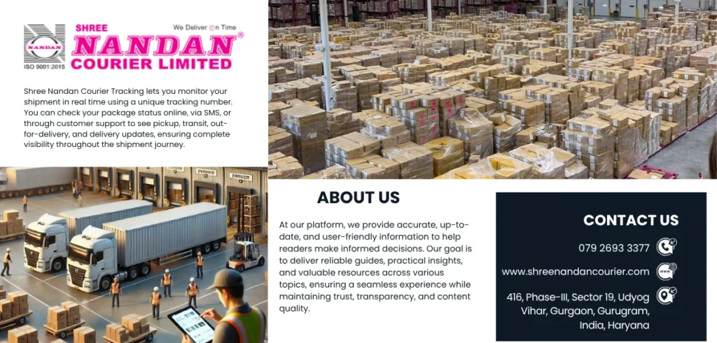 Shree Nandan Courier Tracking