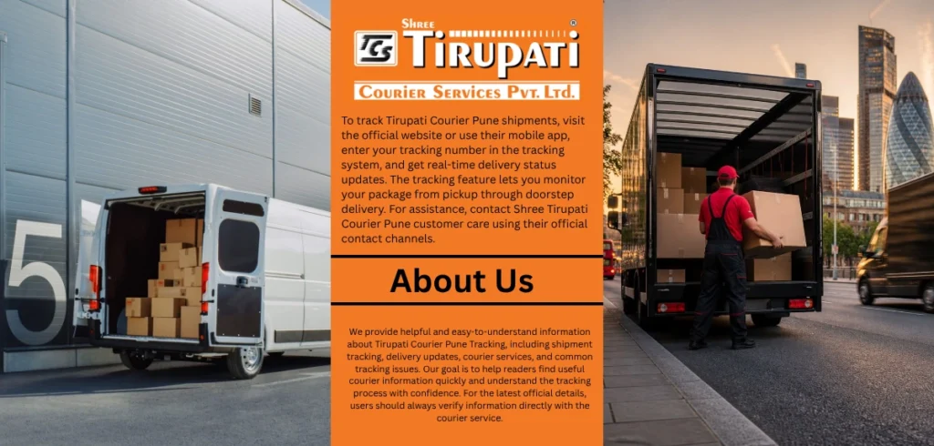 Tirupati Courier Pune Tracking