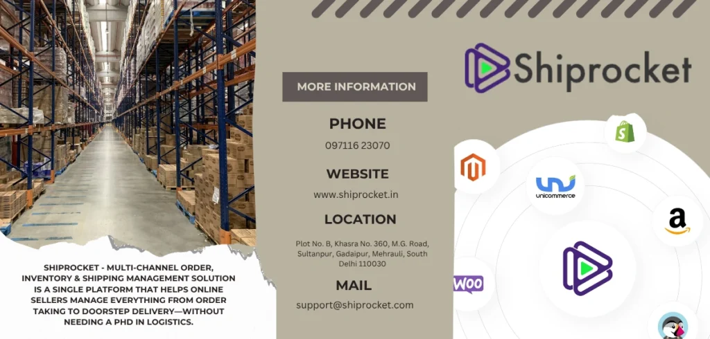 Shiprocket - Multi-channel Order Inventory & Shipping Management Solution
