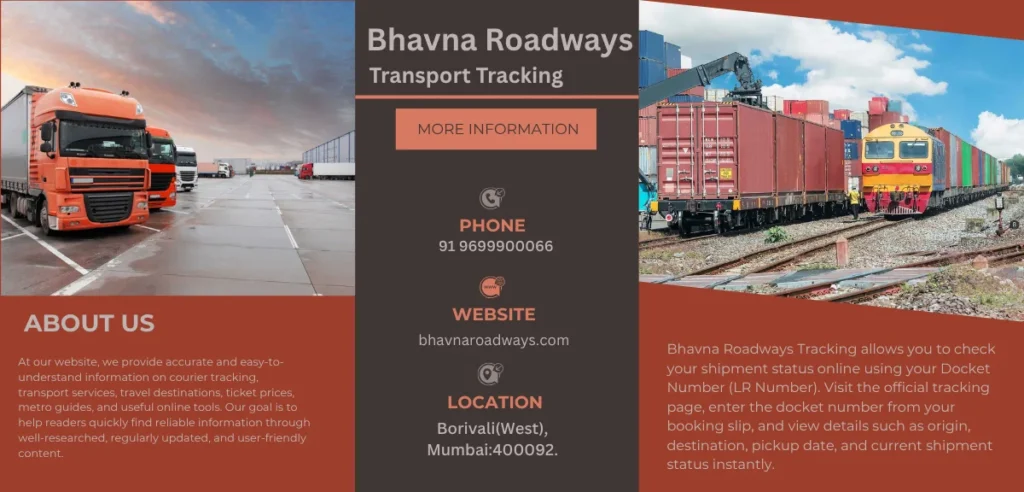 Bhavna Roadways Tracking